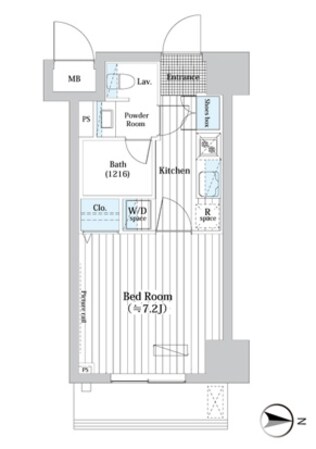 L・BASE押上Northの物件間取画像